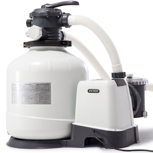 Pompa filtrująca piaskowa o wydajności 12000 l/h INTEX 26652 GS + piasek kwarcowy 50kg