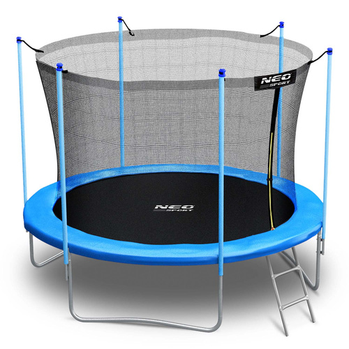 Trampolina ogrodowa 8ft/252cm siatka wewnętrzna i drabinką