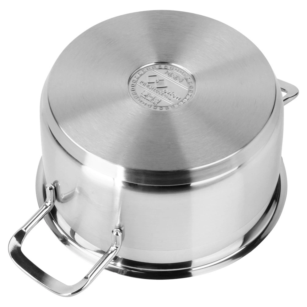 Garnek stalowy z pokrywką ANETT 18 cm, 2,3 l