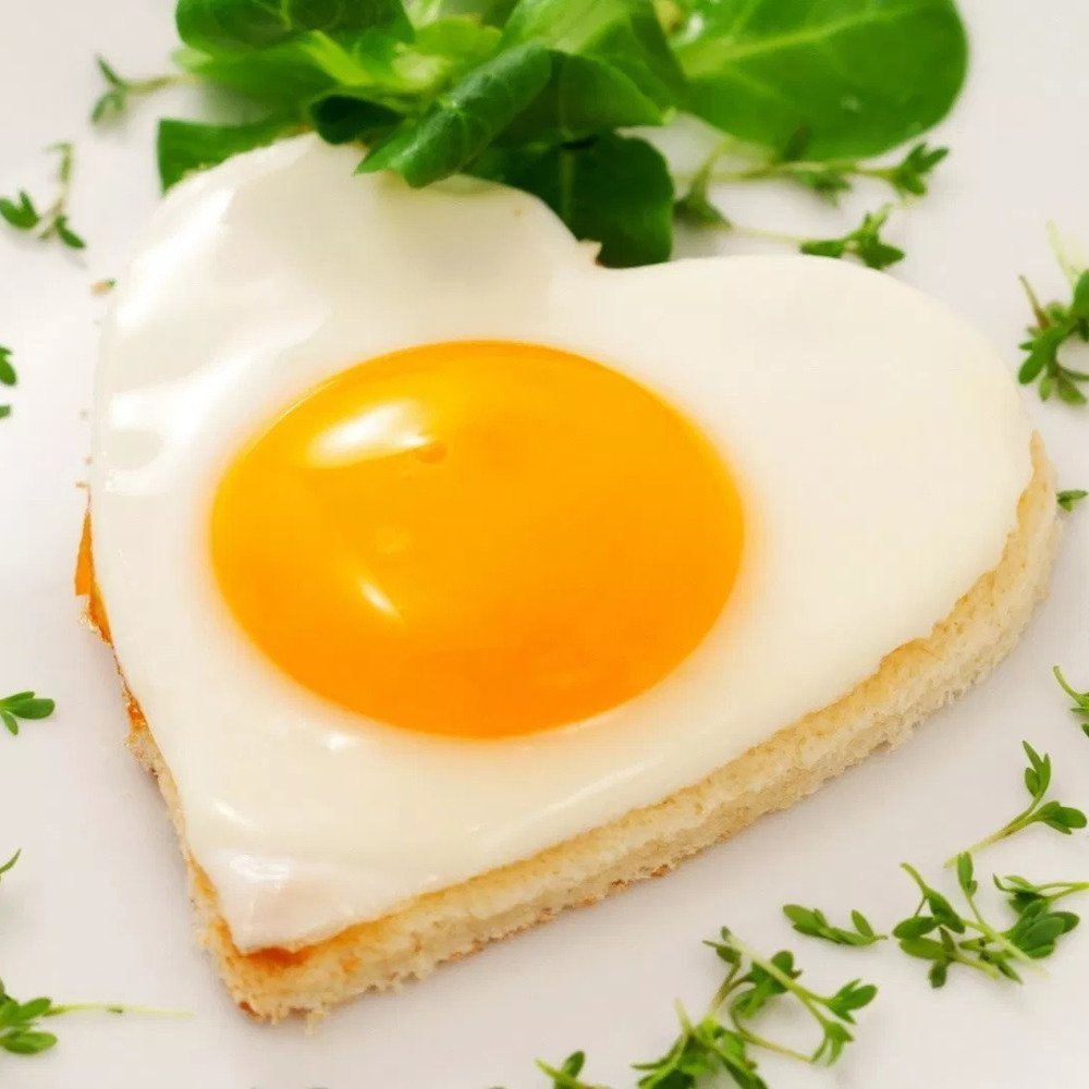 Zestaw foremek do jajek sadzonych i naleśników Serce Fackelmann 47204