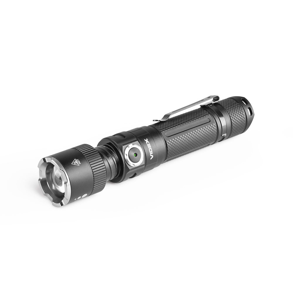 Latarka Videx LED 1500lm IP67 neutralna biel 5000k 6 trybów zasięg 230m