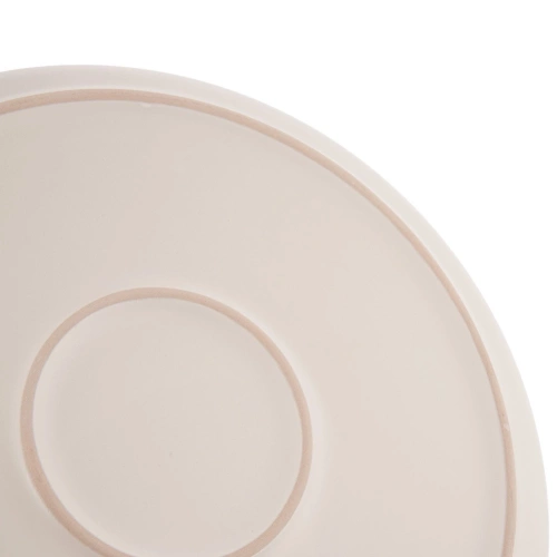 Talerz obiadowy płytki ceramiczny kremowy SKANDI 26,5 cm