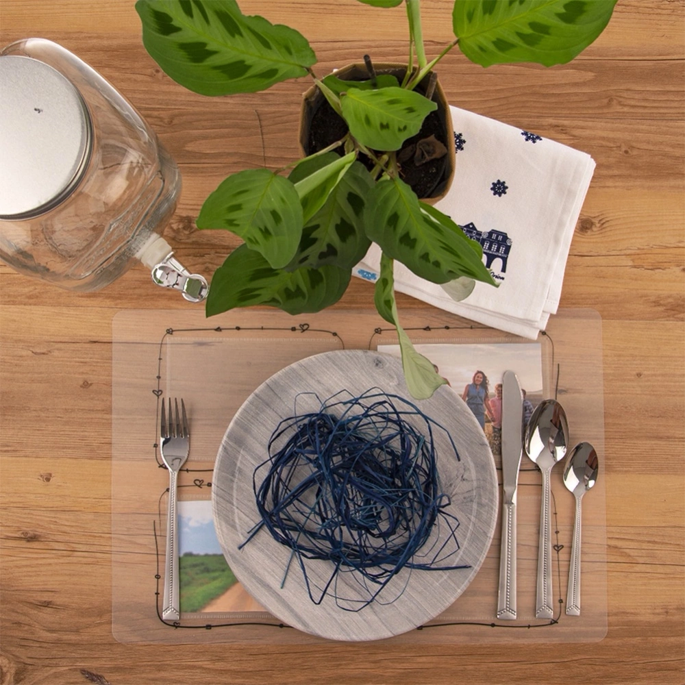 Zestaw sztućców stalowy dla 6 osób 24 el.