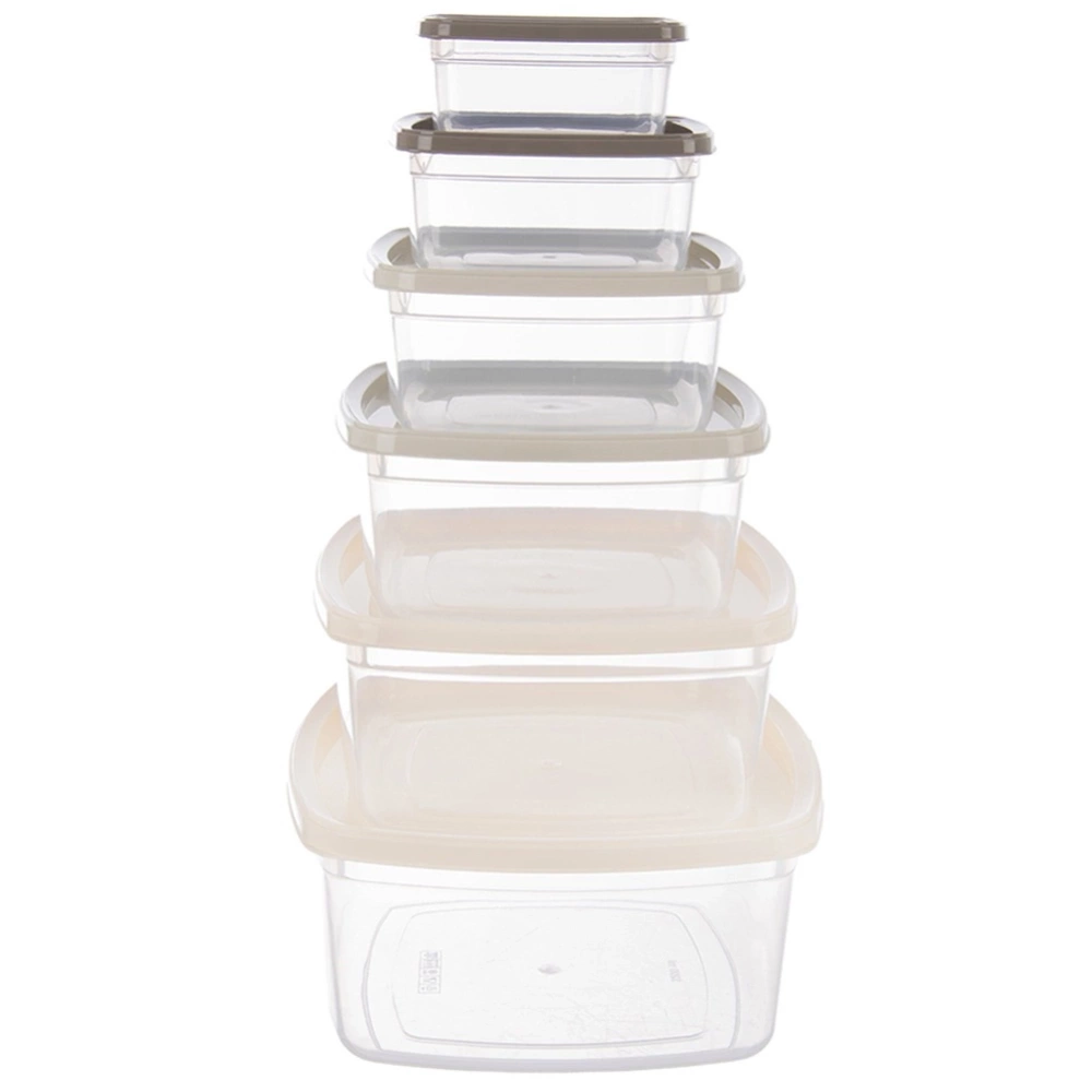 Pojemniki na żywność z pokrywką 6 szt.