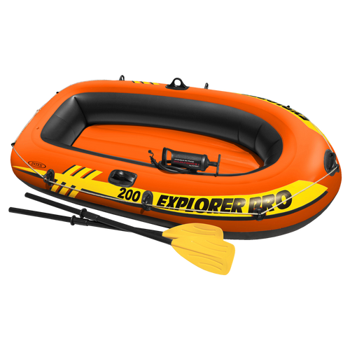 Ponton Explorer PRO 200 Set 196 x 102 x 33 cm wiosła + pompka INTEX 58357