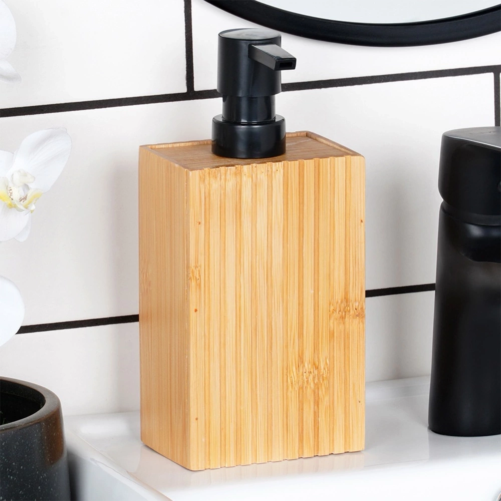 Dozownik do mydła bambusowy 280 ml
