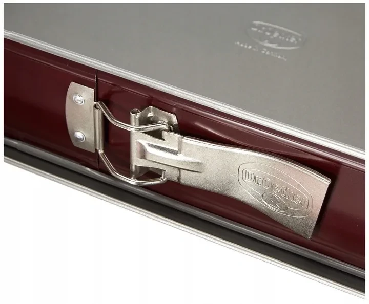 Forma prostokątna do ciasta 38x25x7 cm, nieprzywierająca, czerwo Dr. Oetker