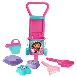 Gabby's Dollhouse wózek do piasku na plażę wiaderko łopatka konewka foremk