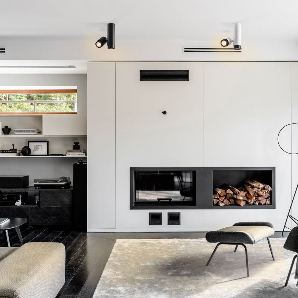 Lampa Sufitowa Oprawa Natynkowa Videx Halogenowa Spot 1x GU10 Biała ARIZA