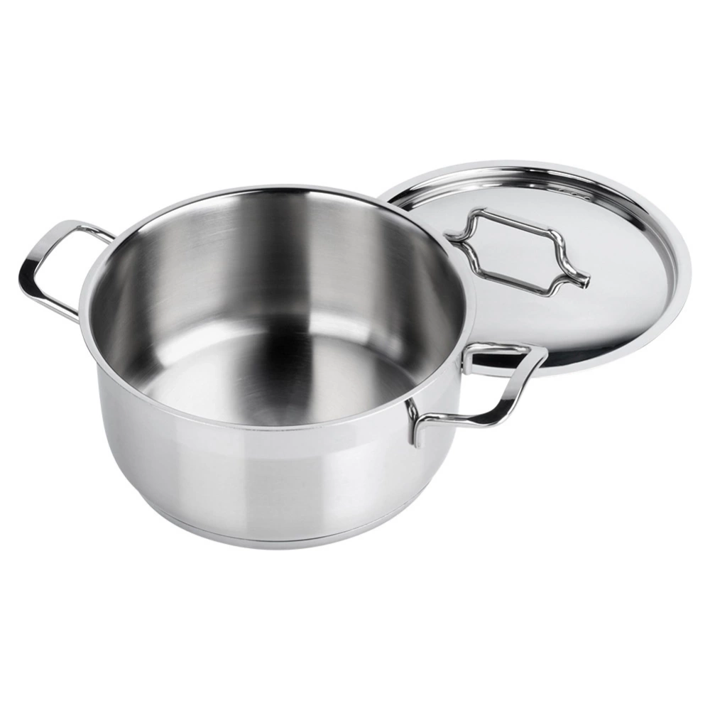 Garnek stalowy z pokrywką ANETT 20 cm, 3 l