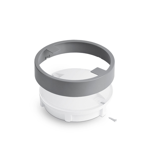 Oprawa sufitowa Videx LED 18W 1440lm natynkowa plafon 22cm Ciemno szary