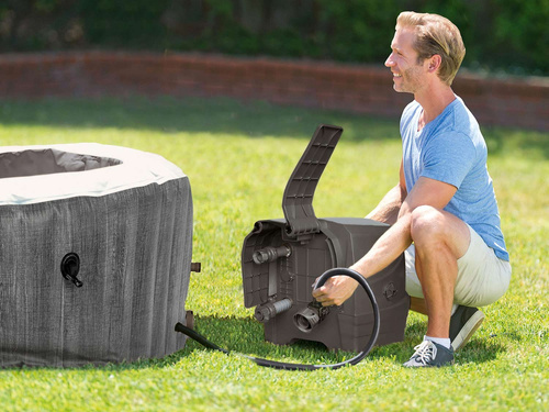 Dmuchane SPA z hydromasażem 196 x 71 cm 4 os. + akcesoria premium INTEX 28440