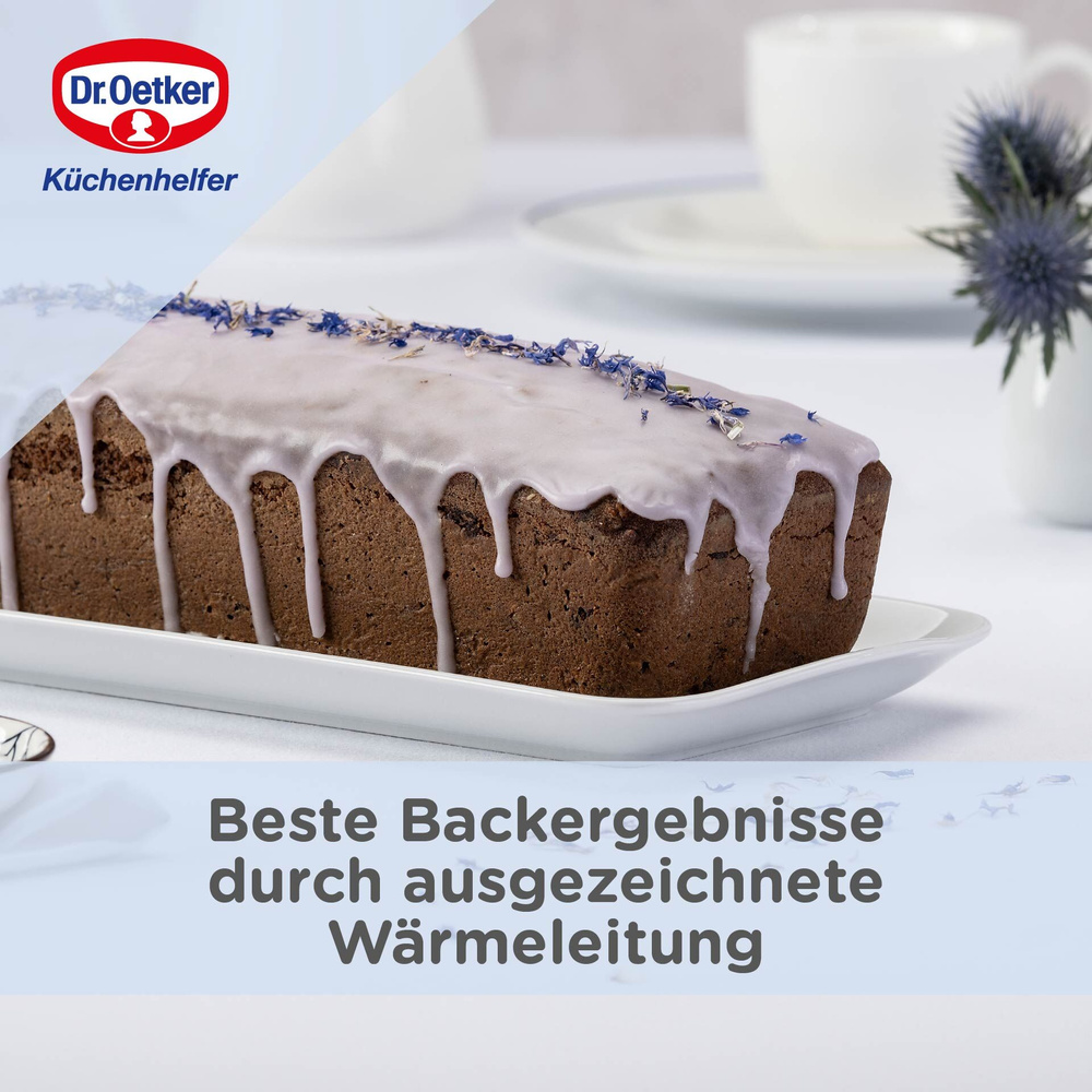 Forma do pieczenia babki ciast blacha emaliowana 30x13 cm Dr. Oetker