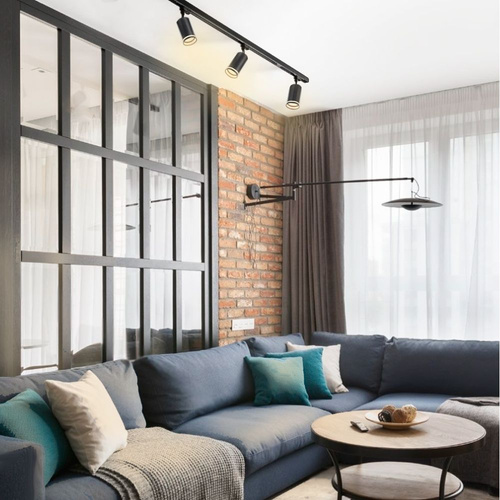 Oprawa Reflektor Spot Videx 30W GU10 IK07 do Szynoprzewodu Czarny