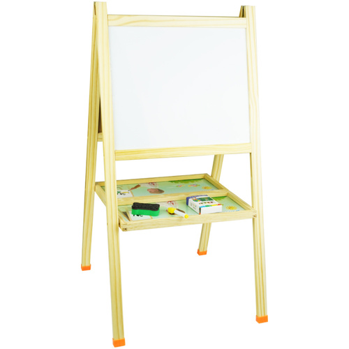 Drewniana Tablica Magnetyczno-Kredowa + Puzzle Drewniane Magnetyczne Zestaw 