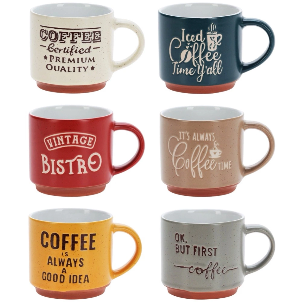 Kubki ceramiczne 230 ml 6 szt.