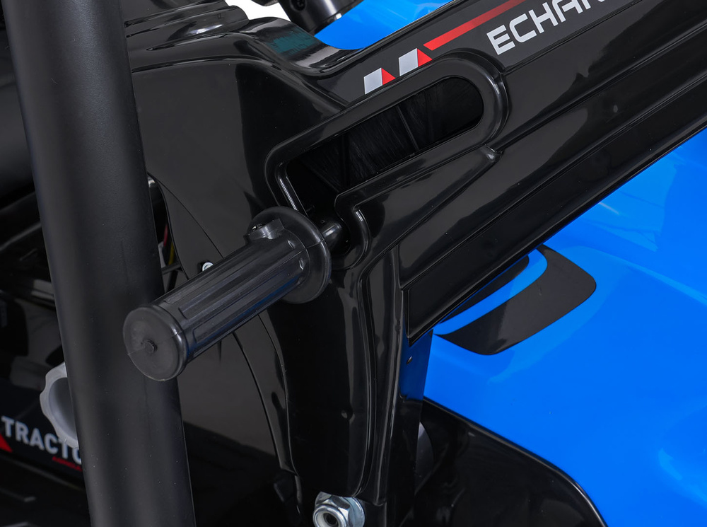 Pojazd MEGA Traktor D68 Z Przyczepką Niebieski