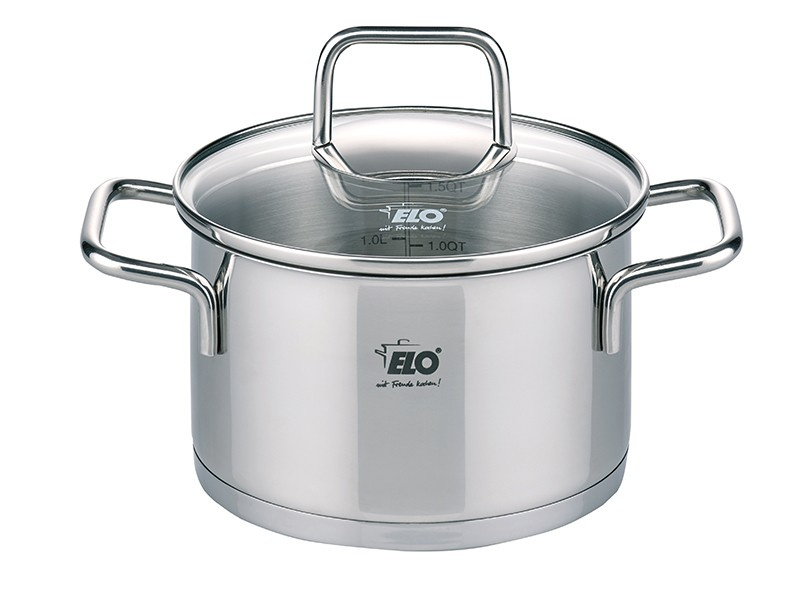 ELO Garnek z pokrywką do gotowania 14 cm 1,2 L