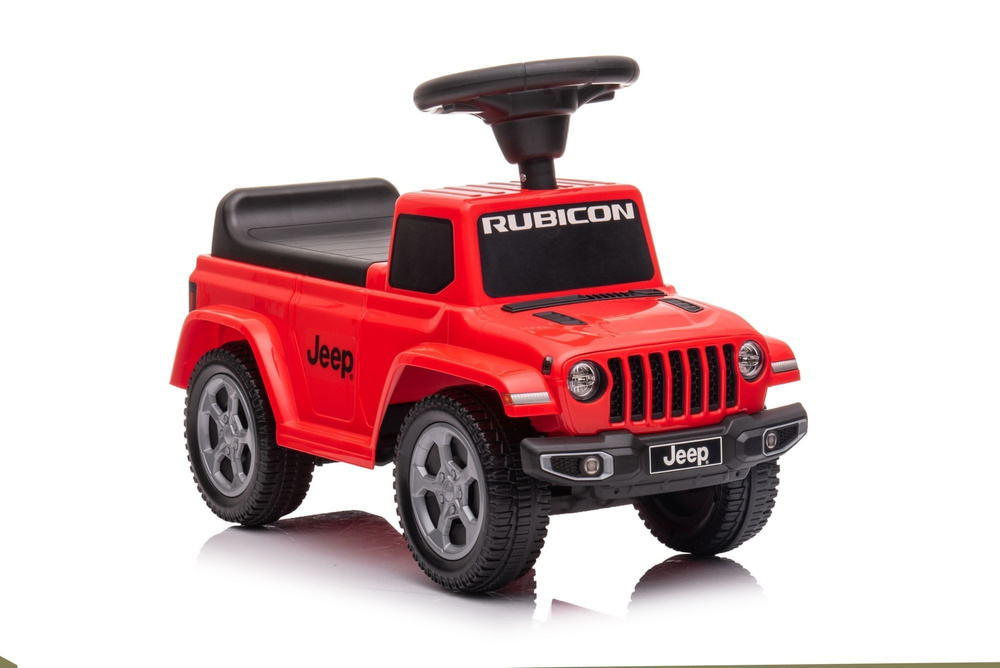 Jeździk odpychacz pchacz z dźwiękiem Jeep auto dla dziecka czerwony