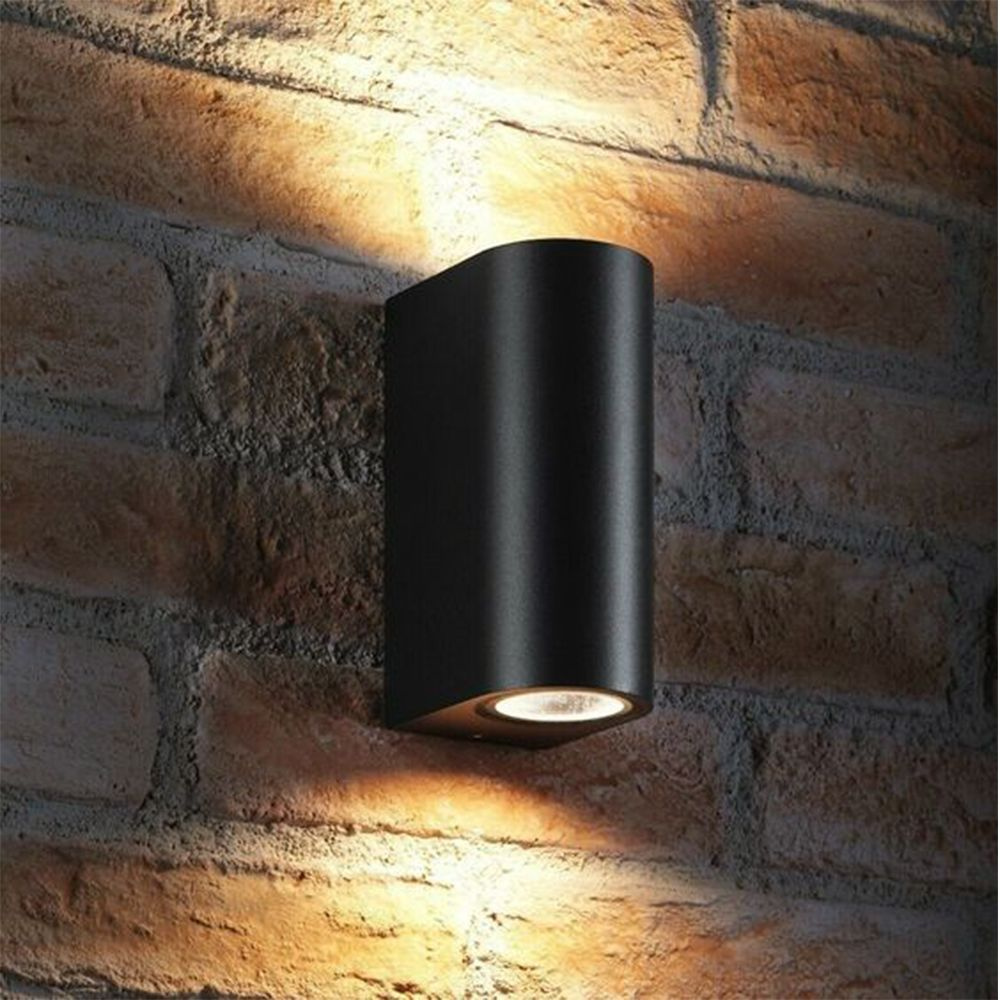 Oprawa elewacyjna dwustronna VIDEX-6W-PELLE-BLACK