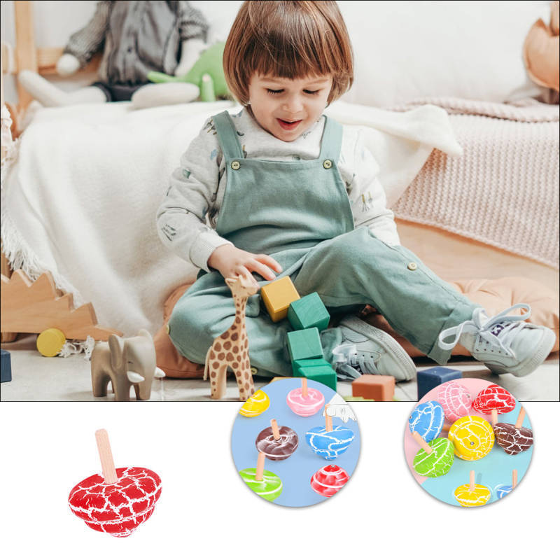Kolorowe mini bączki zabawka sensoryczna zestaw 6 szt.