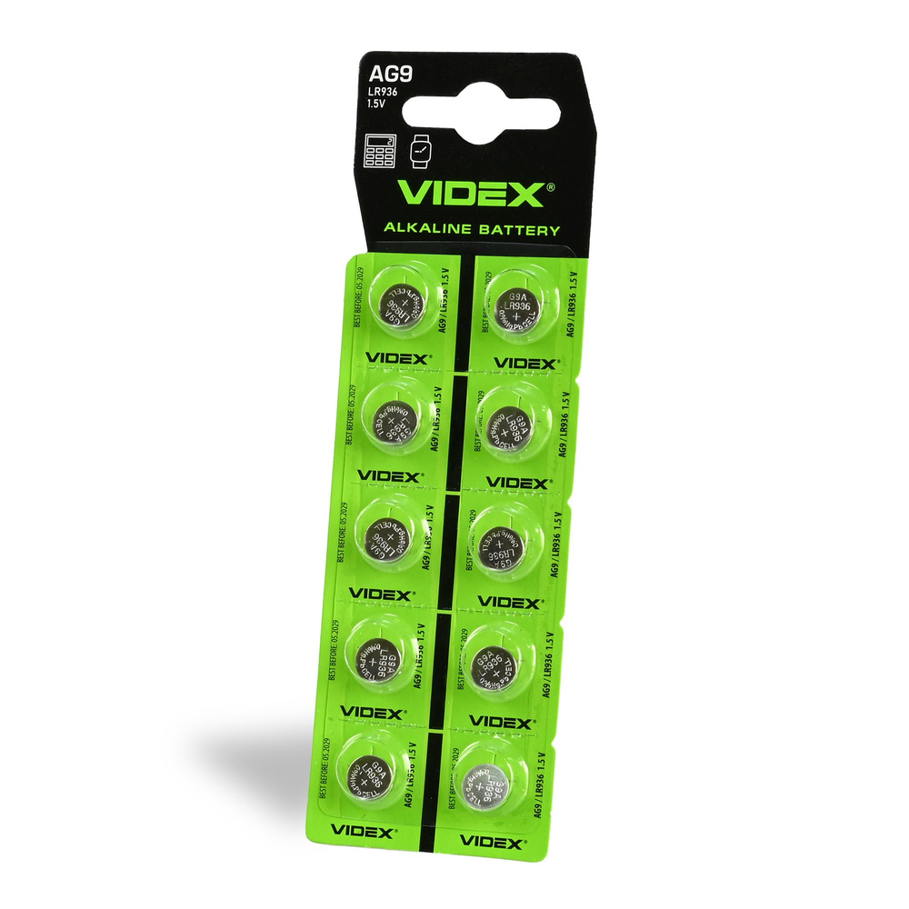 Bateria alkaliczna VIDEX AG9/LR936 BLISTER 10 szt.