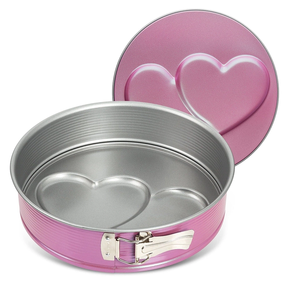 Tortownica forma do pieczenia z wymiennymi spodami Serce, uśmiechnięta buzia Zenker 7478