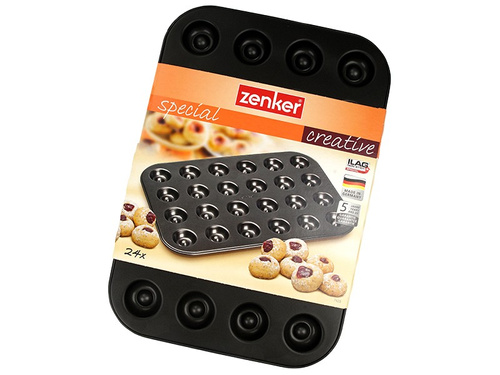 Forma do pieczenia ciastek , pączki husarskie teflonowa Zenker 7428
