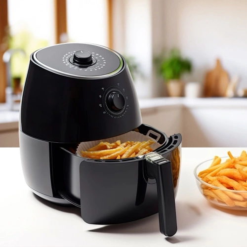 Wkład do frytkownicy Air Fryer beztłuszczowej silikonowy beżowy 22 cm