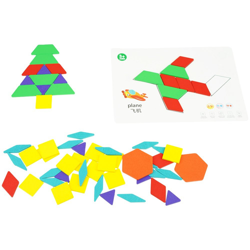 Kreatywna układanka edukacyjna mozaika puzzle