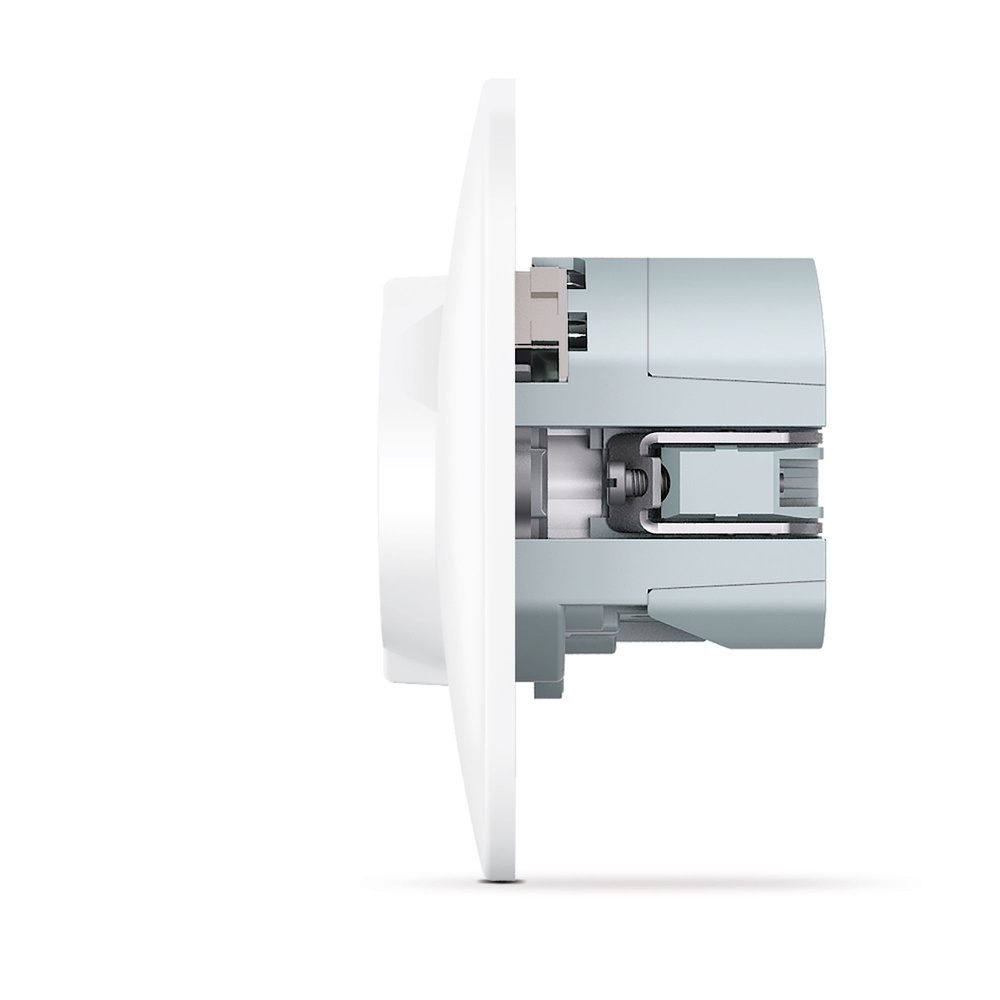 Gniazdo schuko Videx Binera 2.4A USB-A i USB-C białe