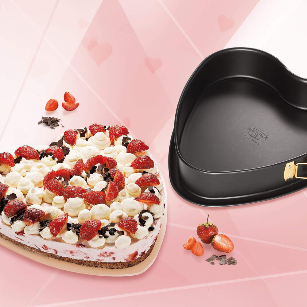 Forma do pieczenia serca z uszczelką, 25 cm Dr. Oetker