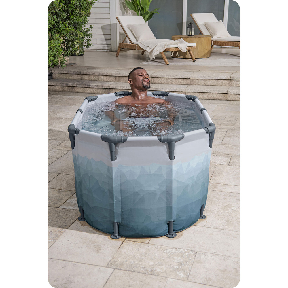 Bestway Zestaw Zbiornik do MORSOWANIA Glacial Dip + pompa 150x90cm 6002N
