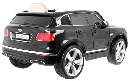 Auto na akumulator Bentley Bentayga dla dzieci Czarny + Koła EVA + Radio MP3 + Pilot