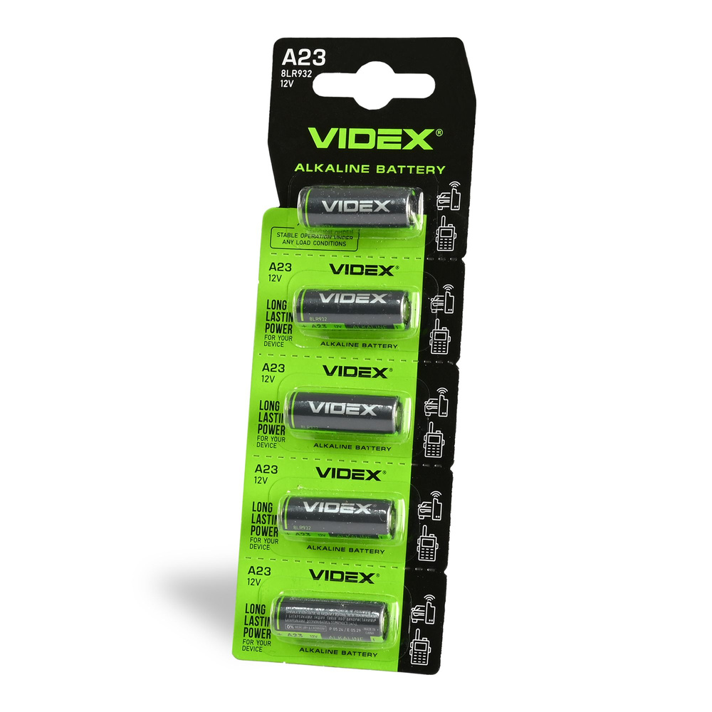 Bateria alkaliczna VIDEX A23/E23A 5 szt. BLISTER