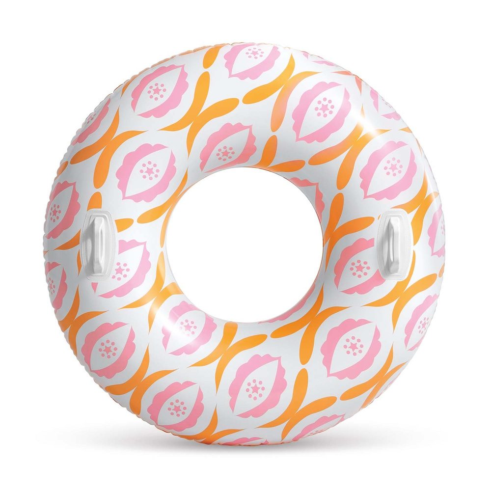 Duże koło kółko do pływania dmuchane z uchwytami 114 cm Intex 56269