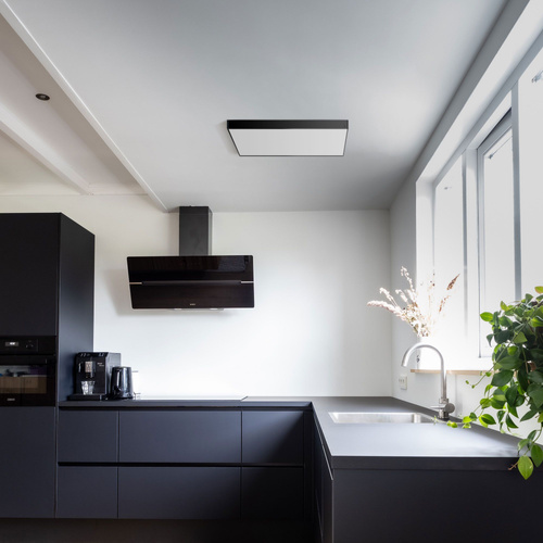 Ramka Natynkowa do Opraw Videx LED 60x60 Kwadratowa Czarna