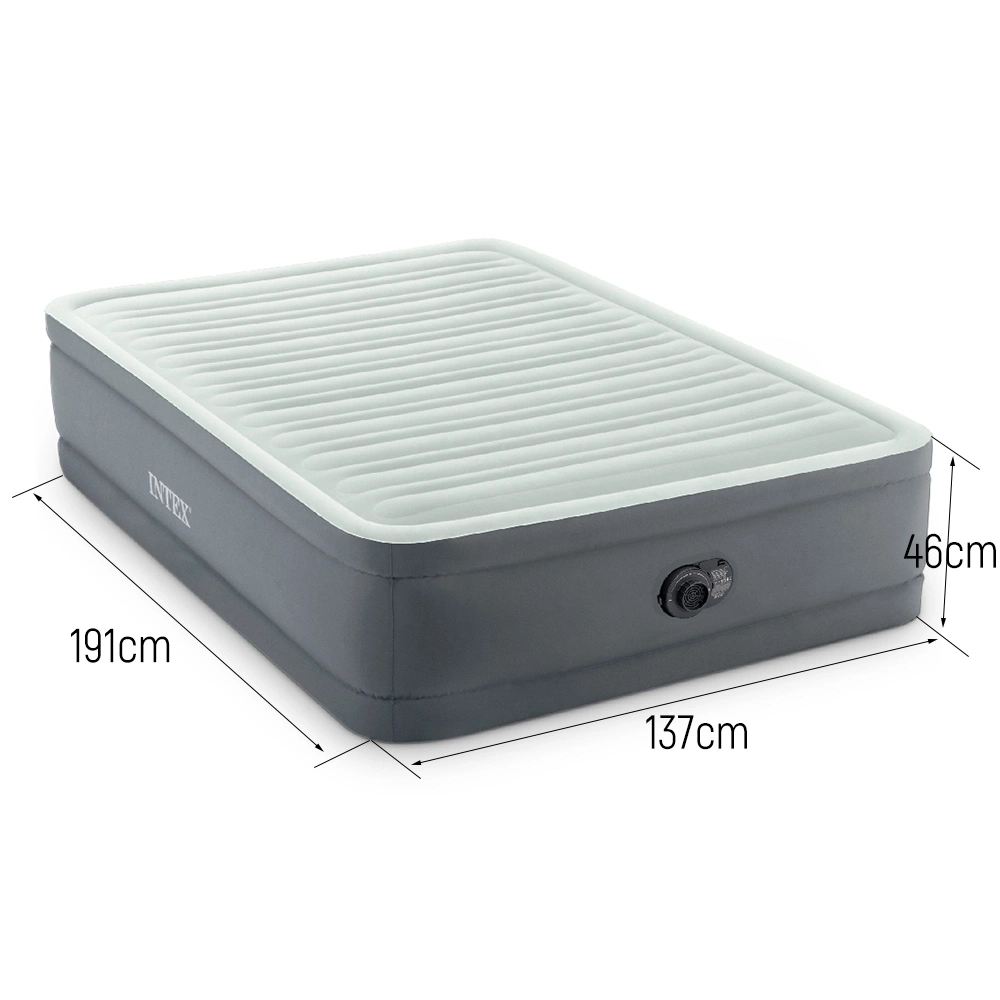Materac welurowy PremAire z supernowoczesną pompką 137 x 191 x 46 cm INTEX 64904