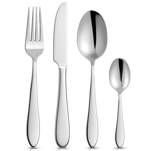 Zestaw sztućców stalowy dla 6 osób 24 el.