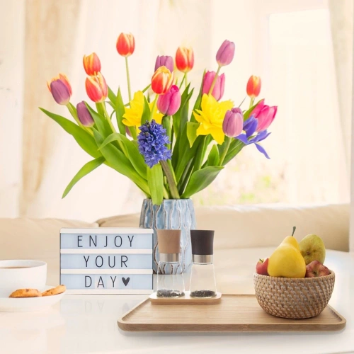 Taca do serwowania bambusowa 44x25x1,5 cm