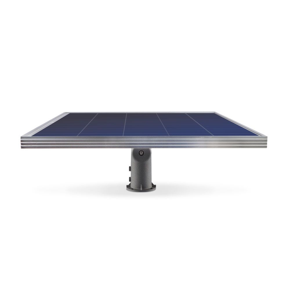 LAMPA ULICZNA VIDEX LED ZEWNĘTRZENA PANEL SŁONECZNY IP65 4300lm + PILOT