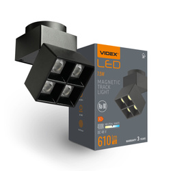 Lampa Videx LED 7.5W 610lm 4000K Neutralny CRI90 36° Czarna