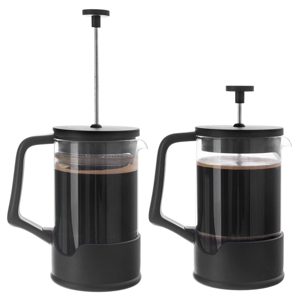 Zaparzacz tłokowy do kawy i herbaty szklany BLACK 650 ml