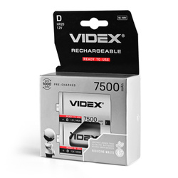 Akumulator Ni-MH VIDEX HR20 7500mAh 2 szt. BLISTER