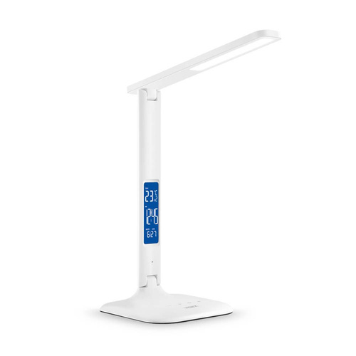 Lampa biurkowa LED ściemnialna VIDEX-LAMPA-BIURKOWA-RIO-BIAŁA