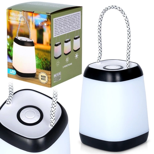 Lampa stołowa na baterię LED 12x9 cm