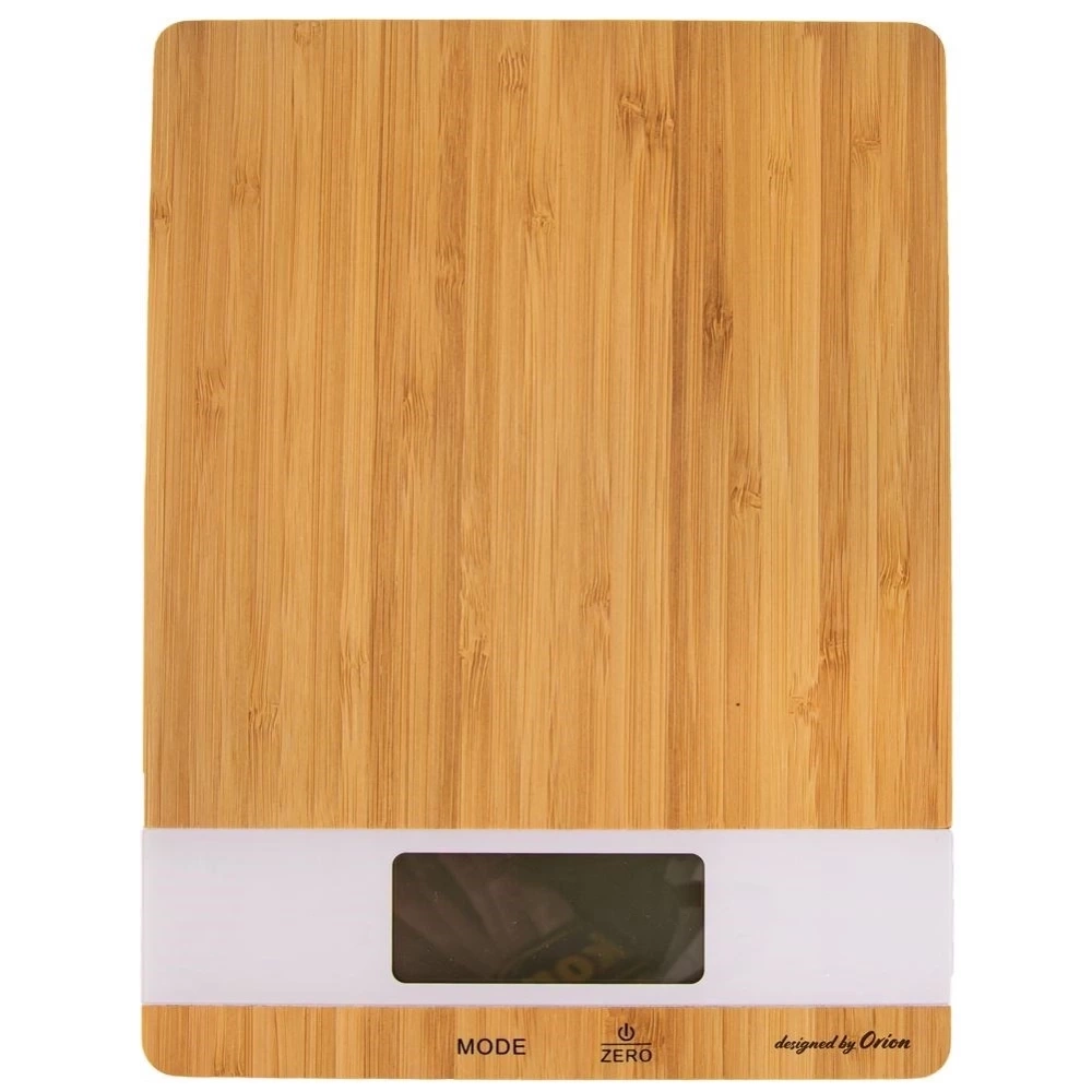Waga kuchenna bambusowa elektroniczna płaska WHITELINE 5 kg