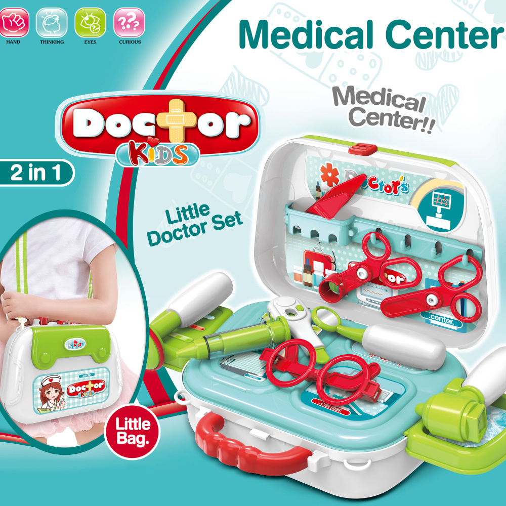 Zestaw Doktor Mały Lekarz w walizce-torebce