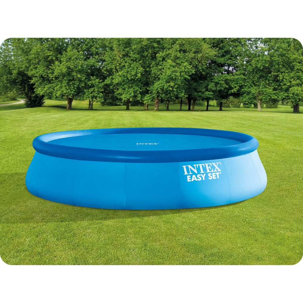 Pokrywa solarna na basen folia babelkowa mata termiczna 457 cm Intex 28013