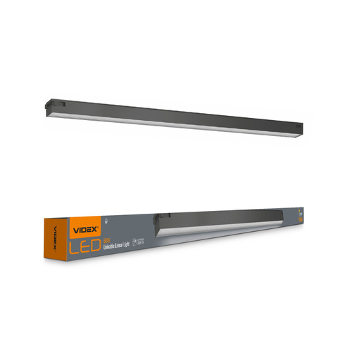 Łączna lampa liniowa LED VIDEX 50W 1,2M 5000K 5000lm czarna
